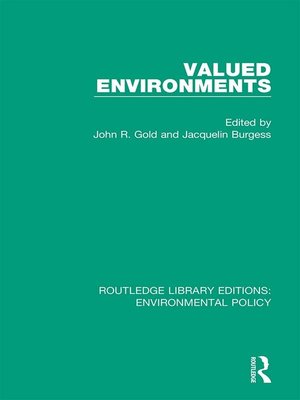 cover image of Valued Environments